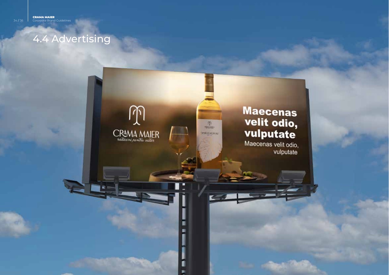 Crama Maier advertising system