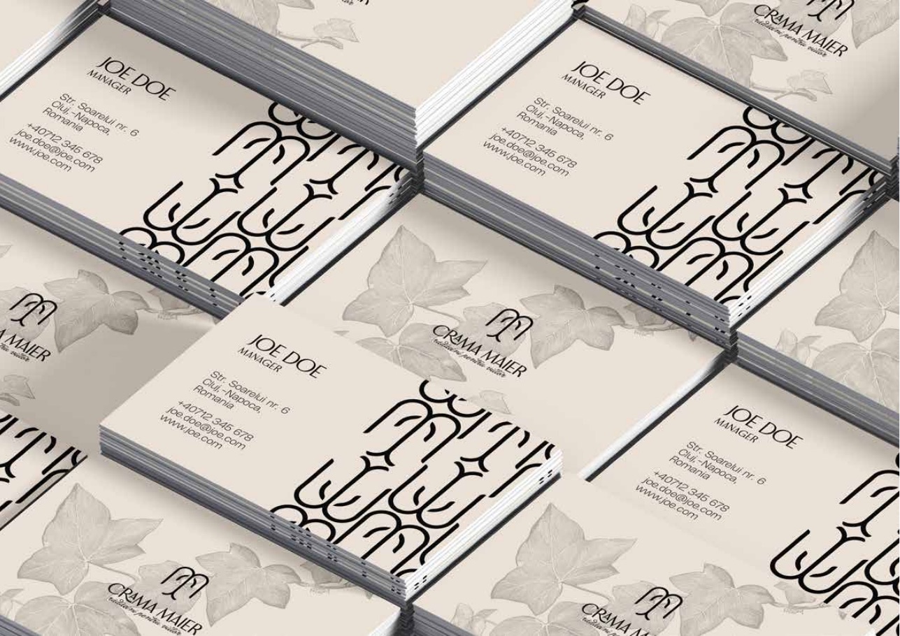 Crama Maier business card application