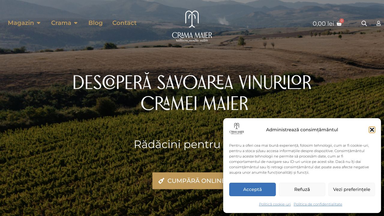 Crama Maier — Brand Website & Online Shop case study