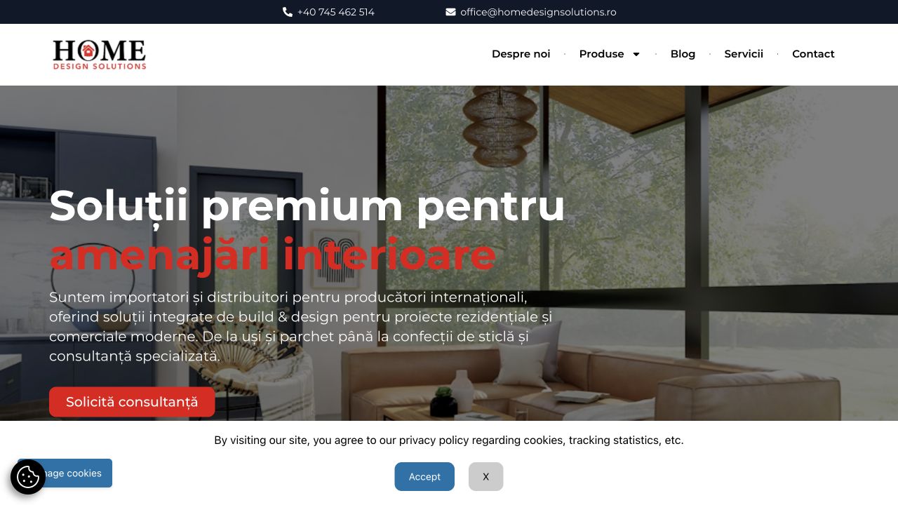 Home Design Solutions — Catalog & Lead-Generation Website case study
