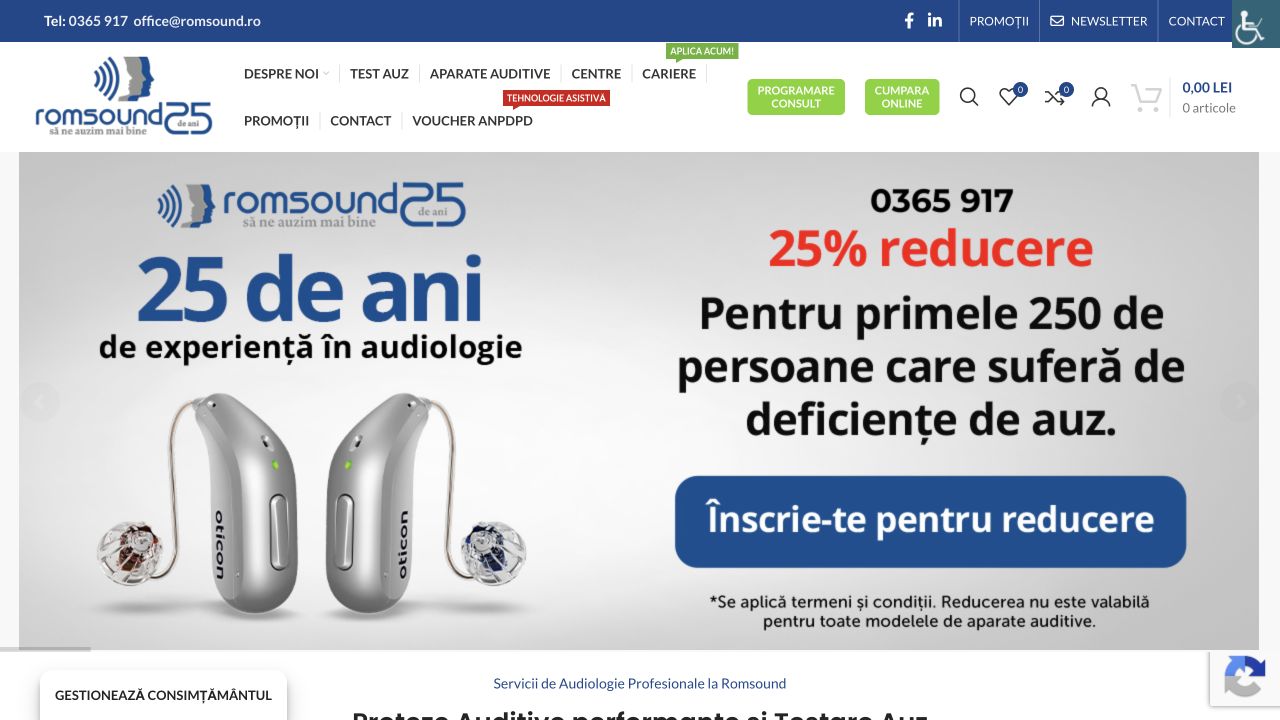 Romsound — Clinic Network & Ecommerce Platform case study