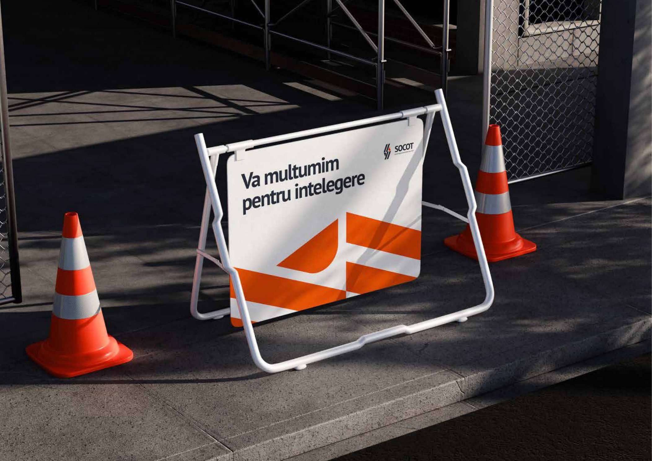 SOCOT construction-site signage