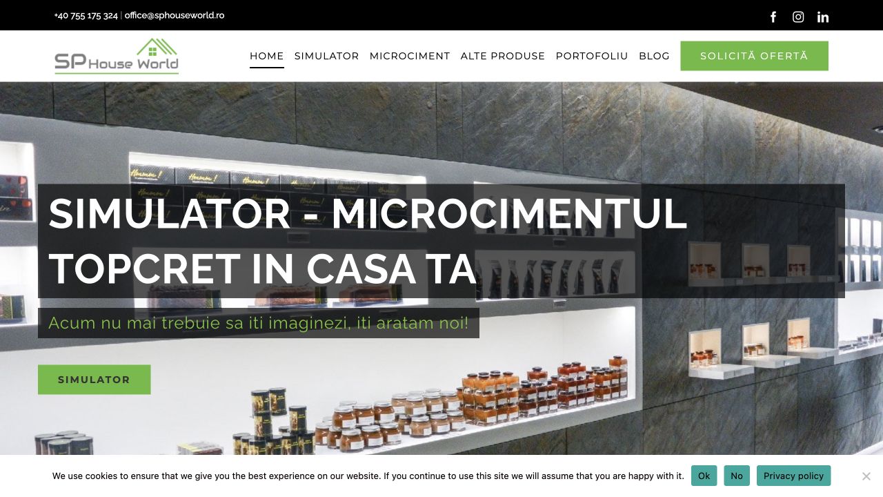 SP House World — Catalog & Lead-Generation Website case study