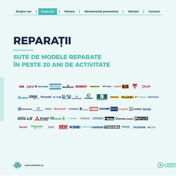 Ultratech — Broșură corporate project detail